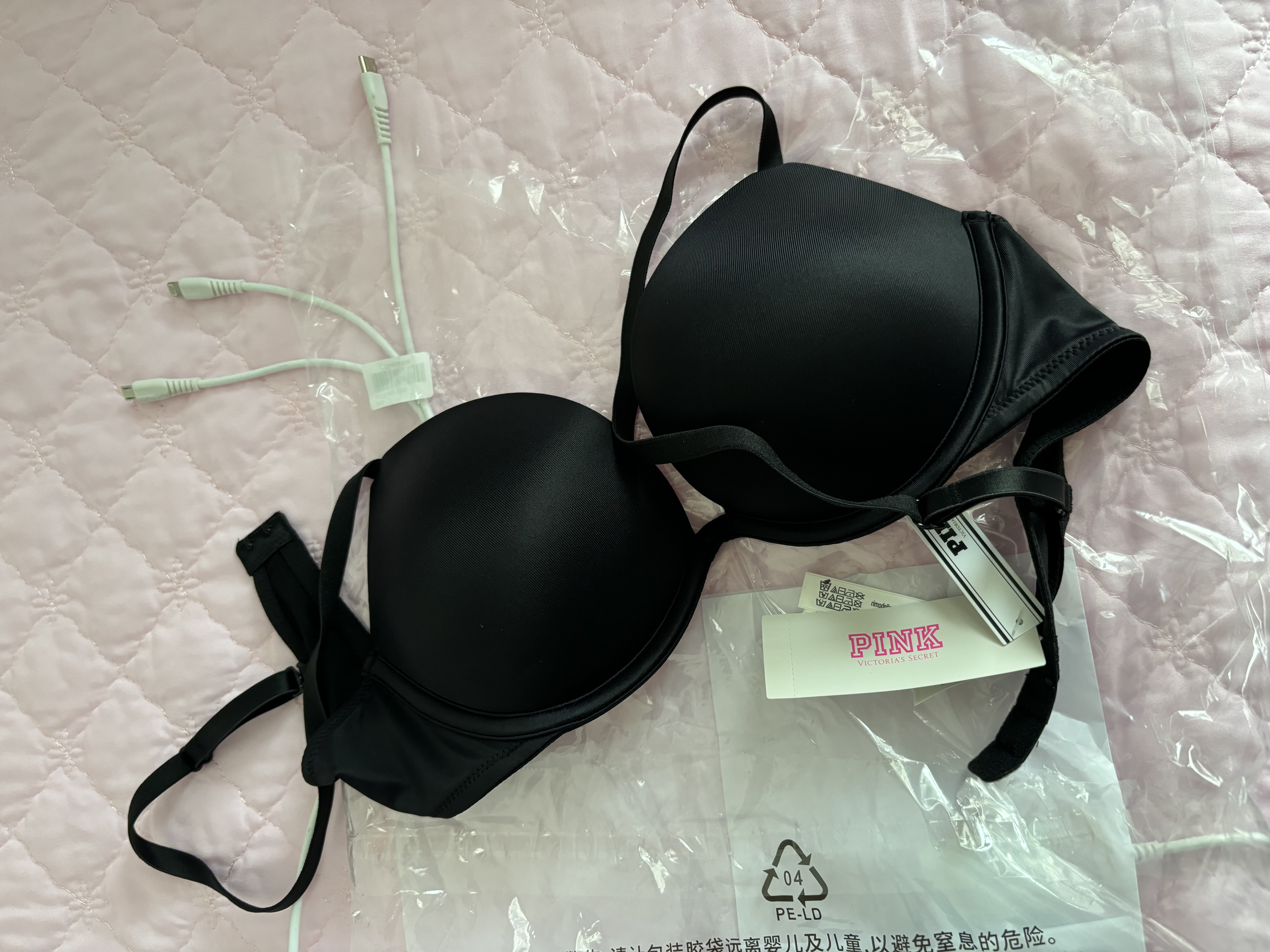 维多利亚的秘密（Victoria's Secret）维密 PINK圆盘胸小胸显大美背聚拢外扩文胸2026夏内衣女1690/2805 实拍图