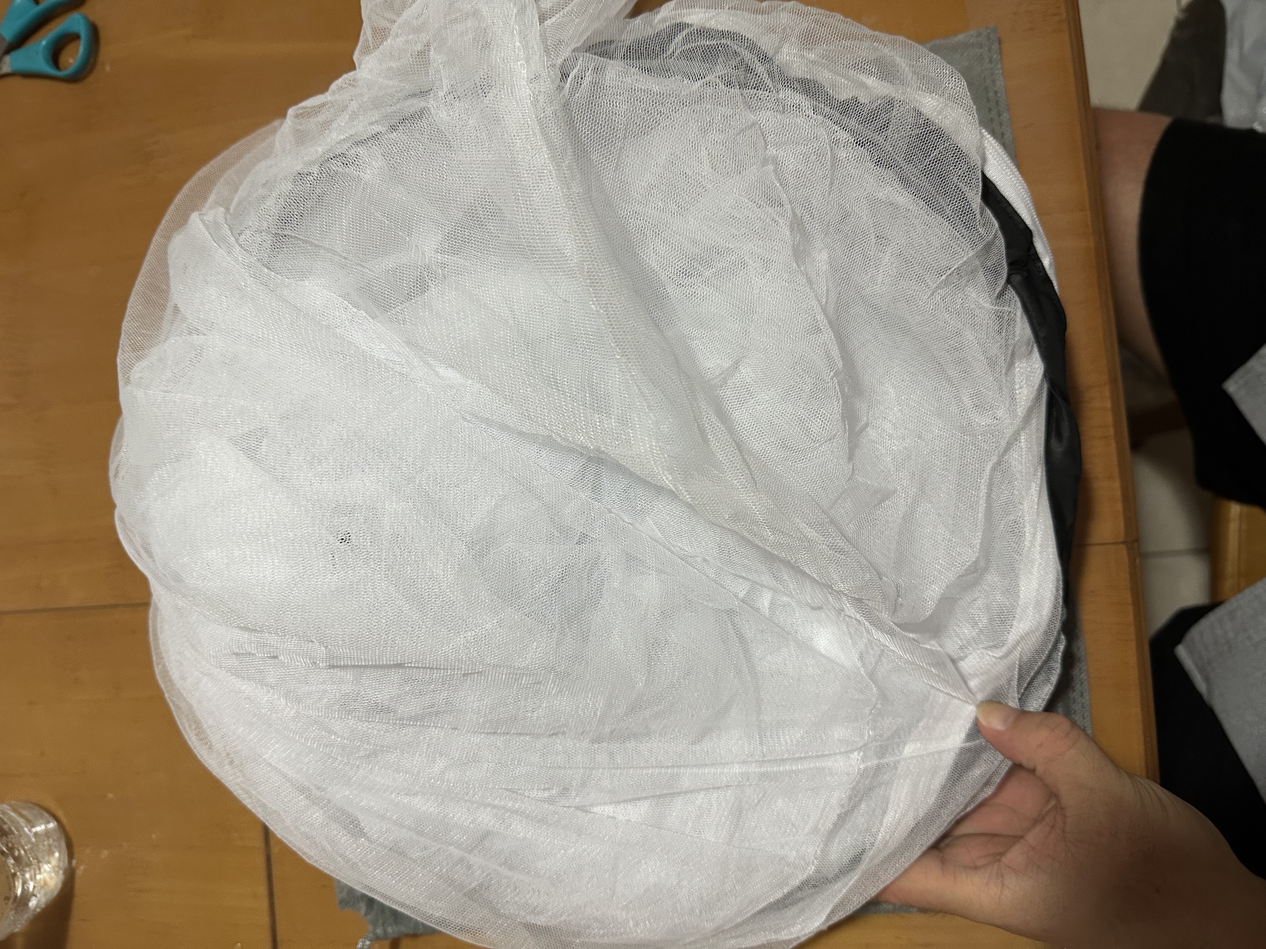 OSKV单人蚊帐可折叠免安装便携学生全身蚊帐可放行李箱宿舍上下铺床帘 白色/升级加固免安装 200cm*80cm*56cm 【送收纳袋】 实拍图