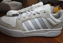adidas ENTRAP美式校园风运动鞋少年感复古篮球风板鞋阿迪达斯 白色/黑色   37 实拍图