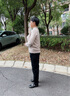 恒源祥红色毛衣中年妈妈冬装100%纯羊毛衫女中老年人女装衣服针织衫上衣 14驼色 XL 【建议115-130斤】 实拍图