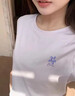 回力短袖t恤女2026新款夏时尚高级感冰丝显瘦上衣胖mm速干抗菌体恤衫 实拍图