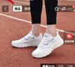安踏运动鞋女秋季皮面透气轻便跑步鞋休闲耐磨减震旅游鞋 实拍图