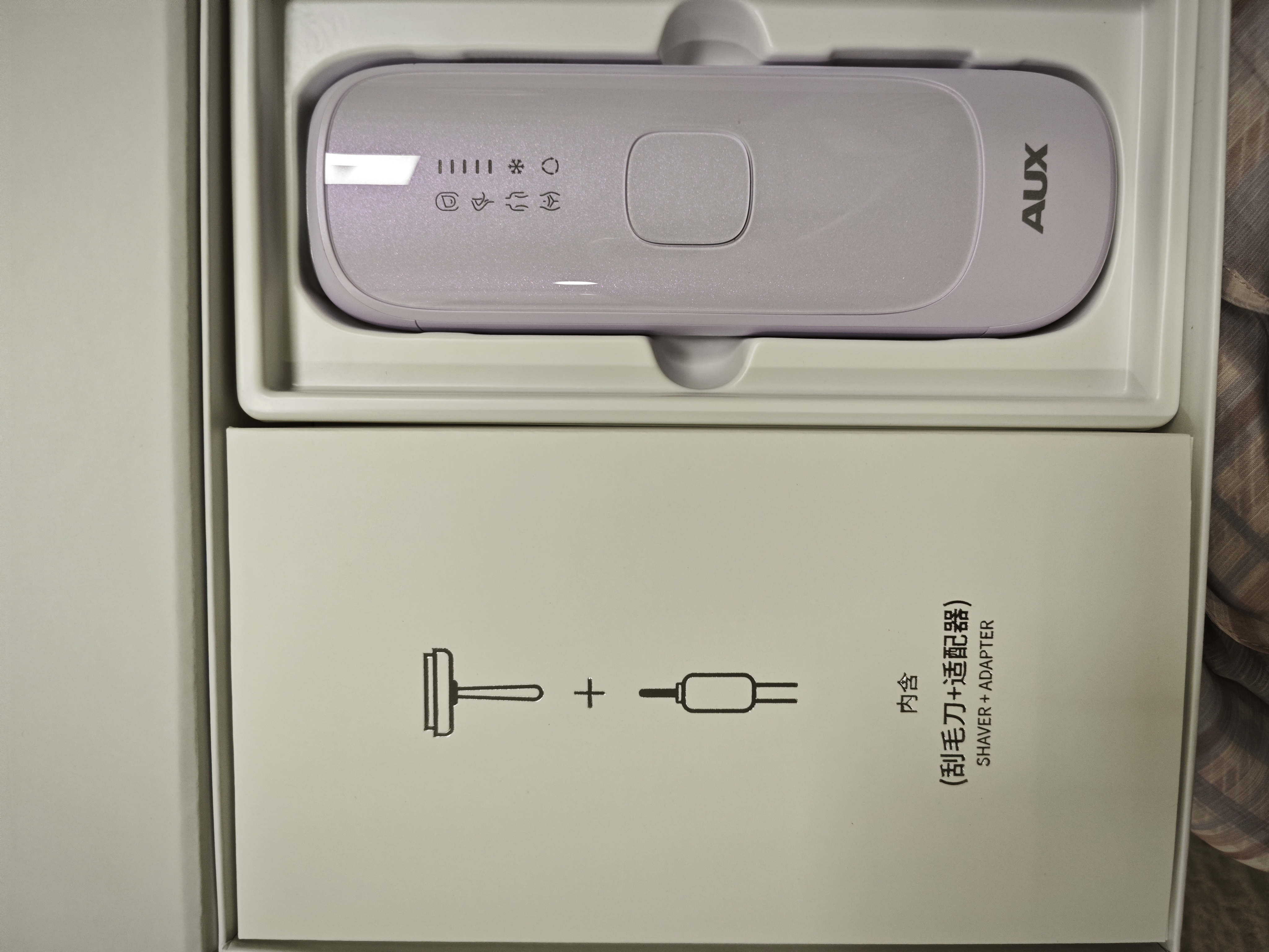 奥克斯（AUX）脱毛仪冰点无痛全身腋下私处家用剃毛器送女友老婆节日礼物1208冰点 实拍图