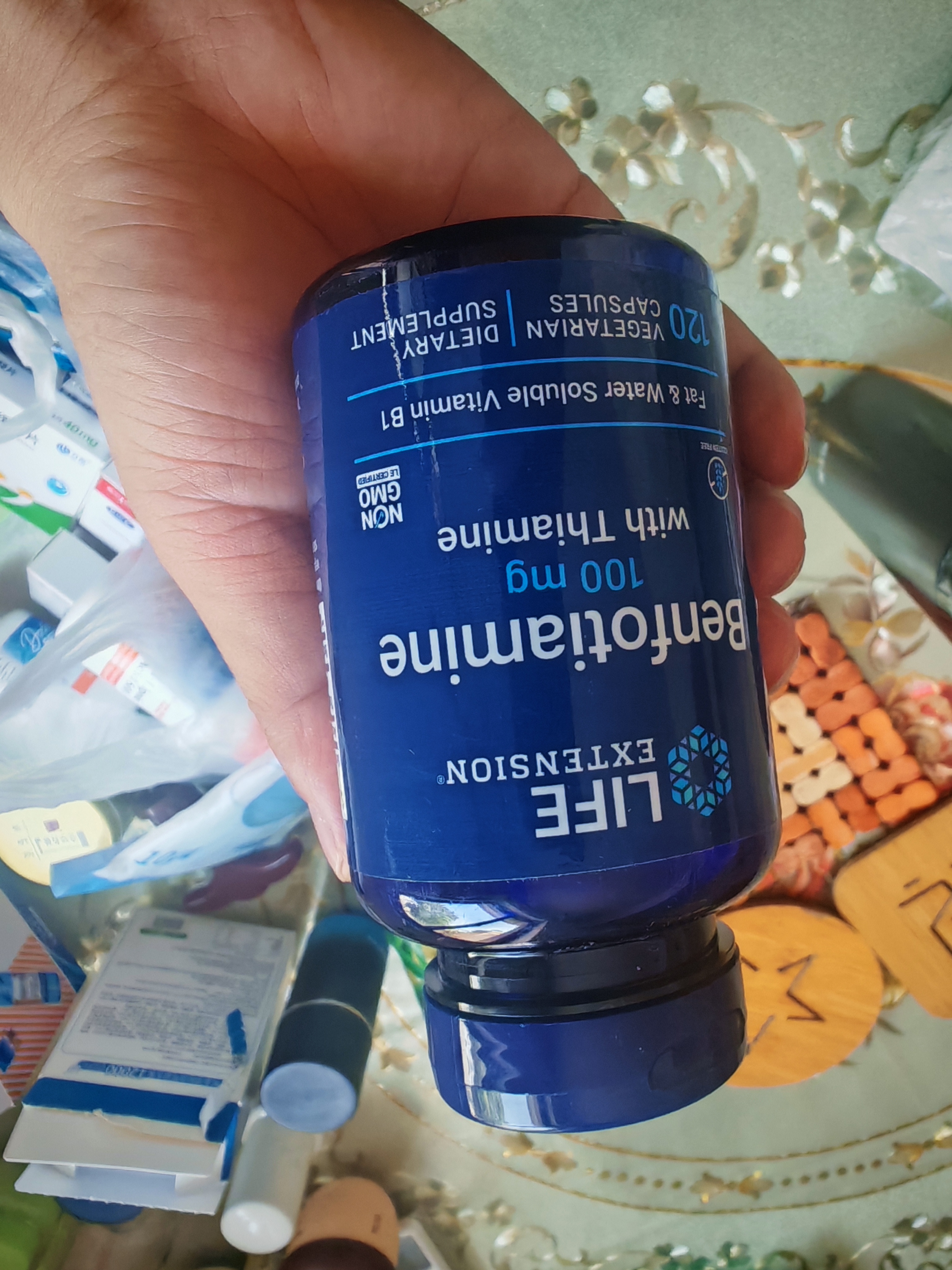 Life Extension苯磷硫胺维生素b1胶囊维生素B1血糖平衡片神经素美国进口 实拍图