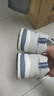 回力男鞋运动鞋男款百搭鞋子男休闲板鞋网面小白鞋夏季透气跑步老爹鞋 【舒适版】皮面蓝100天超长保障 42 (260mm) 标准尺码，正常拍 实拍图