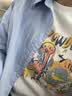 betu百图女装夏季纯棉舒适圆领短袖T恤时髦涂鸦T恤女2103T63 白色 M 实拍图