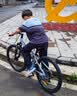 喜德盛（xds）小王子喜德盛儿童自行车超轻车可变速学生铝合金儿童山地自行车 豆沙色/灰绿 24寸身高135-155cm 实拍图