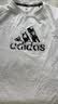 阿迪达斯（adidas）【特价清仓】夏季男女同款短袖男T恤跑步健身运动速干百搭 黑白 S 实拍图