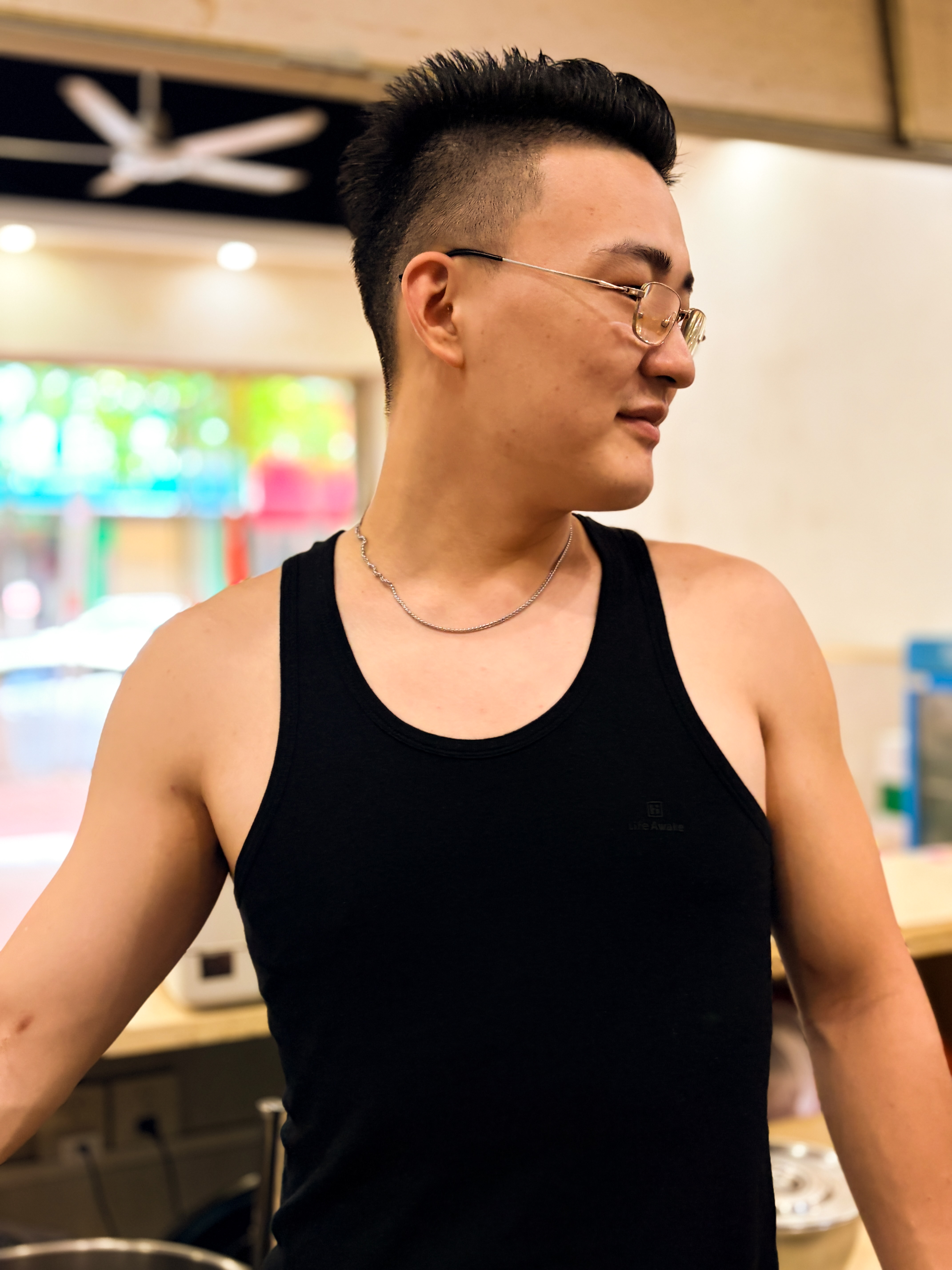 海澜之家背心男纯棉男士背心夏季100%纯棉汗衫男宽松老头衫打底背心男保暖 100%纯棉-白色/黑色(2件装) XL -175/100(130-150斤) 实拍图