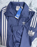 adidas宽松日常舒适运动夹克外套男女春季新款阿迪达斯官方三叶草   深蓝（推荐选大一码)   L 实拍图