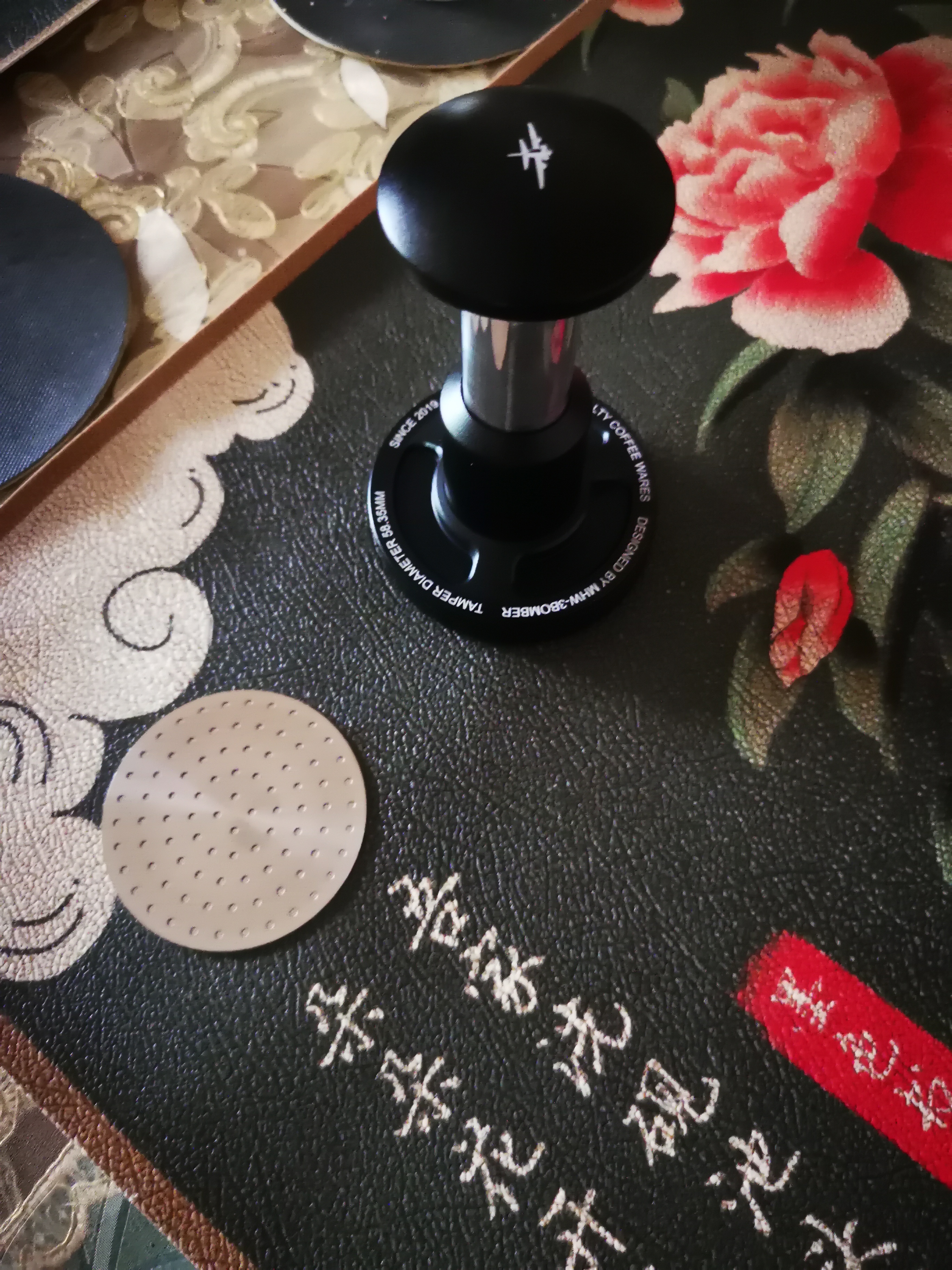 MHW-3BOMBER轰炸机二次分水网 咖啡机意式手柄烧结片 萃取过滤片58mm通用 实拍图