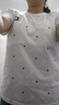 RGPX女士短袖t恤洋气2026新款时尚高级感正肩显瘦遮肚子微胖半袖上衣 801#【红黑星星】 M 【建议100-115斤】 实拍图