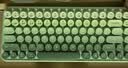B.O.W航世 K608DL 三模有线蓝牙无线充电键盘 超薄办公家用手机ipad平板笔记本电脑键盘85键 抹茶绿渐变 实拍图