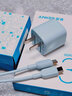 ANKER安克套装20W苹果充电器蓝+C-C快充数据线1.8米蓝 实拍图