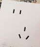 德力西（DELIXI）开关插座面板 CD821系列 双USB+Type-C五孔插座 时尚白大板 实拍图