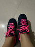 SKECHERS斯凯奇女鞋简约纯色运动鞋 轻质透气减震软底休闲鞋 12615/NVHP 海军蓝色/桃红色 36 实拍图