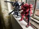 万代（BANDAI）HG 夏亚专用 红扎古高达GQUUUUUUX 跨时之战 拼装模型 实拍图