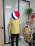 迪桑特（DESCENTE）TRAINING系列男士吸湿速干防晒短袖POLO衫夏季新品 NV-藏青色 L (175/96A) 实拍图