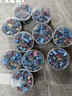 齐心（COMIX）82只彩色长尾夹票夹组合装 金属燕尾夹子文具办公价保(25mm12只 19mm25只 15mm45只) /筒 EB8521 实拍图