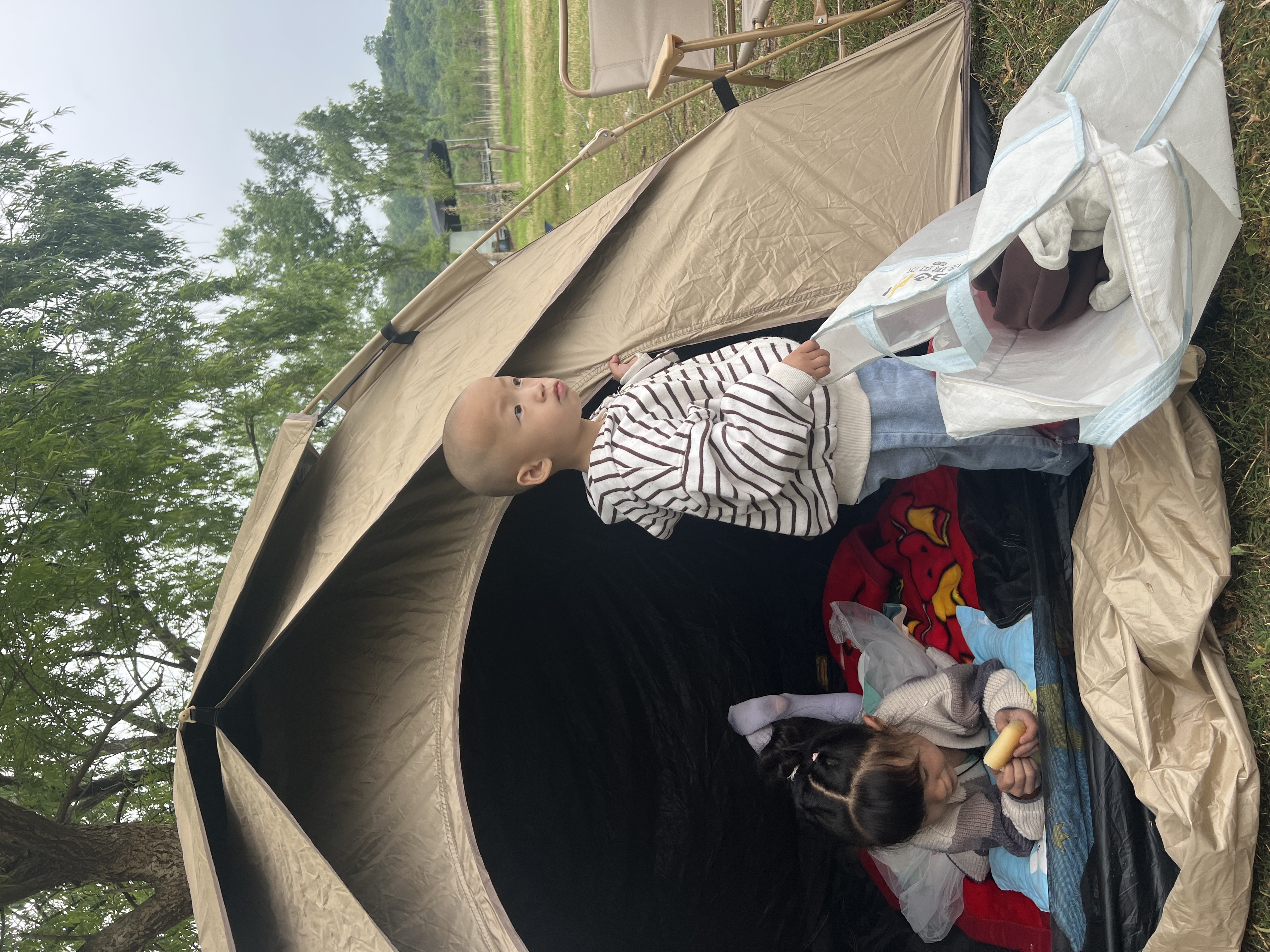 探险者（TAN XIAN ZHE）帐篷户外露营防雨过夜5-8人超大帐篷3人-4人遮阳帐篷天幕二合一 【全家桶一套配齐】5-8人露营 实拍图