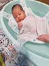 弭黎婴幼儿洗澡躺托浴网新生0-2岁宝宝神器兜盆玩具浴架座椅浴盆网托 实拍图