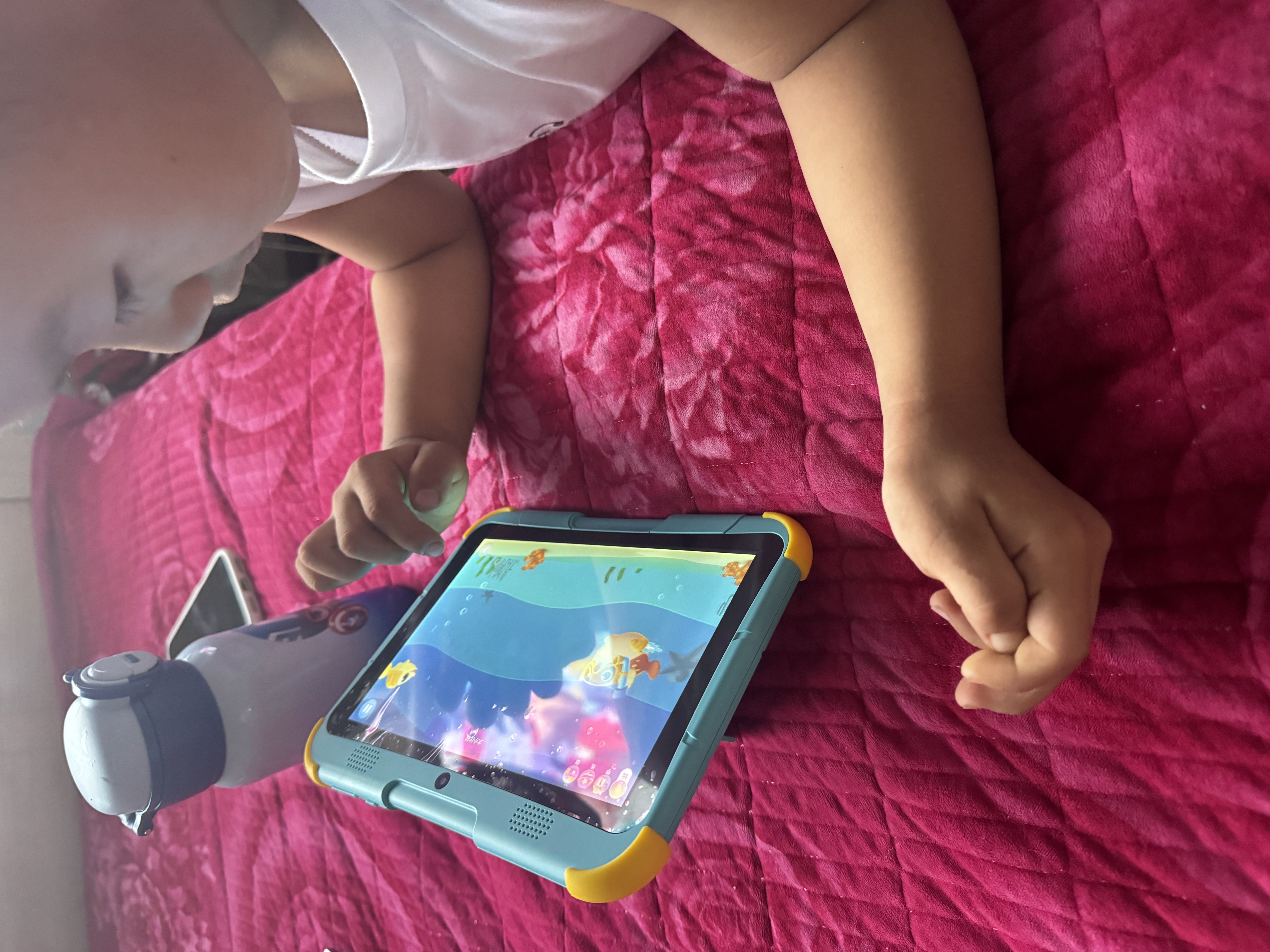 华夏骄子学习机儿童平板护眼1-12岁智能早教机学前幼小衔接数学英语启蒙语文识字同步小学年级课本 8英寸P90【4+64G】三防护眼+早教启蒙 实拍图