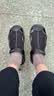 CROCS卡骆驰男士激浪酷网凉鞋|205289 黑色-001 41/42(260mm)  实拍图