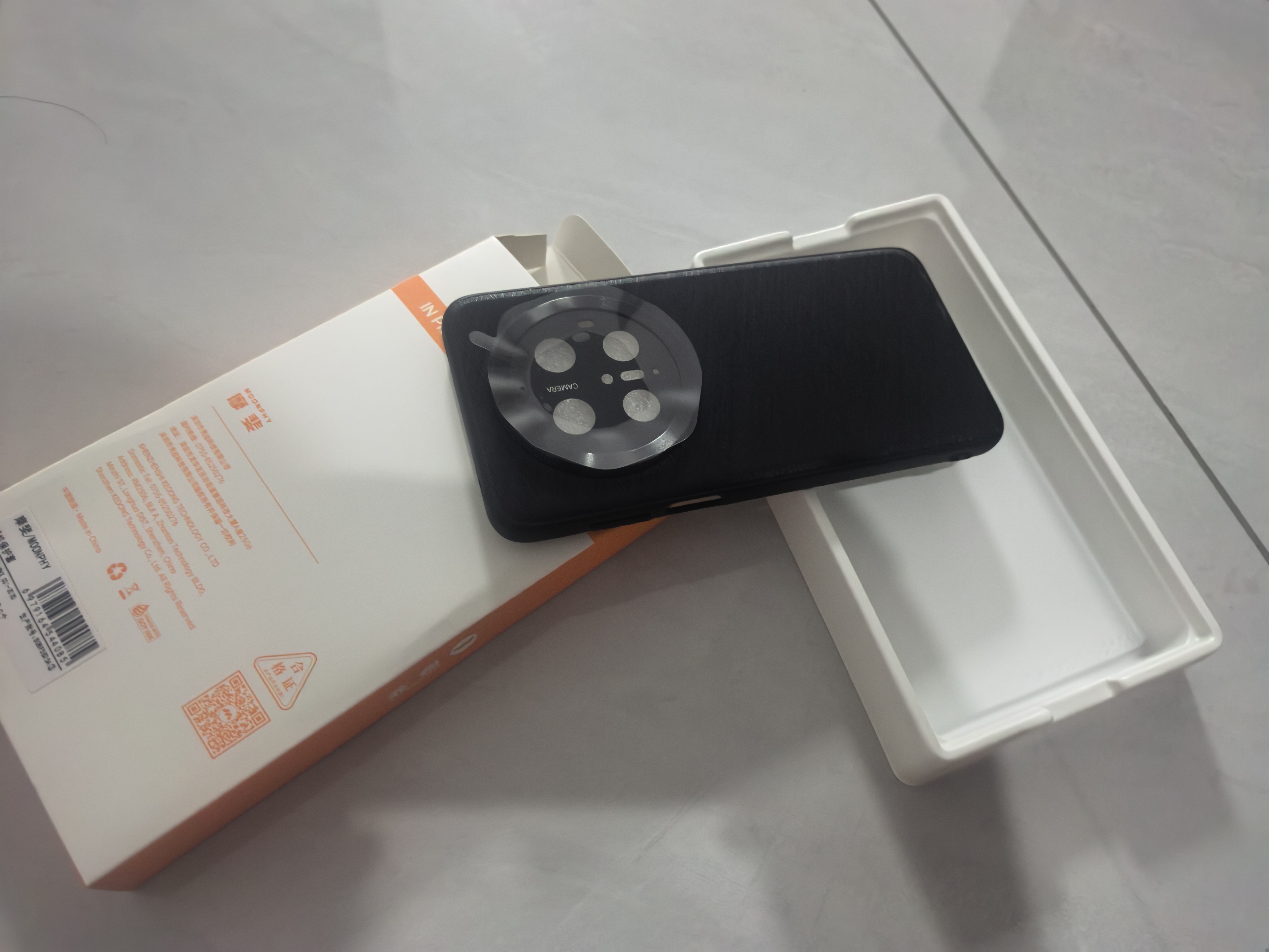 摩斐【星光饰钉丨镜头全包】适用华为mate70pro手机壳70pro+防摔真素皮超薄散热磨砂硅胶软边优享版 实拍图