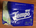 得宝（TEMPO）一博同款 手帕纸 苹果木味4层7张*36包 湿水不破 纸巾小包 面巾纸 实拍图