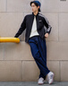 adidas休闲舒适三条纹立领夹克外套男装秋季阿迪达斯官方轻运动 黑色/白（推荐选大一码）   S 实拍图