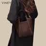 viney牛皮包包女包手提菜篮子包轻奢斜挎单肩生日礼物高级感送女友老婆 实拍图