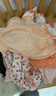 贝瑞加（Babyprints）宝宝内裤4条装女童平角短裤小女孩纯棉面包裤柔软打底裤 紫兔110 实拍图