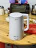 美的（Midea）电热水壶烧水壶钛材质2200W速沸内外双钢保温自动断电养生2L大容量  MK-SH20M127-T 实拍图