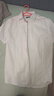 杉杉儿童短袖衬衫男童女童白衬衣中大童表演出服学生校服班服 白色170 实拍图