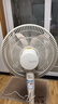美的（Midea）【幸运草安睡2.0MAX】闪电拆装直流变频家用电风扇语音遥控大风量落地扇一级能效卧室静音新款电扇 实拍图