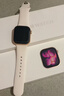 Apple/苹果 Watch S11 智能手表GPS+蜂窝款42毫米玫瑰金色铝金属表壳淡桃粉色运动型表带S/M MF984CH/B 实拍图