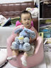 lamami 儿童宝宝小孩阅读学坐沙发凳椅花生桌学习书桌椅卡通高弹海绵701 粉粉猫小号-推荐1-3岁-单沙发 定型海绵 49cm 实拍图