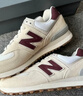 NEW BALANCE NB574官方休闲鞋女鞋复古舒适夏季透气网面礼物轻便百搭运动鞋 米白色 WL574RCF 37.5 (脚长24cm)尺码详询客服 实拍图