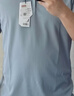 京东京造夏季运动短袖男士t恤polo衫男跑步健身户外速干衣服 灰蓝色 3.0 L 实拍图