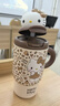 三丽鸥（SANRIO）HelloKitty公仔冰霸保温杯316不锈钢带吸管办公室女七夕礼物650ml 实拍图