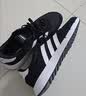 adidas RUN 60s 2.0复古休闲舒适跑步鞋男女阿迪达斯官方轻运动 黑/白   38 实拍图