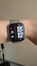 Apple/苹果 Watch S11 智能手表GPS款46毫米银色铝金属表壳雾紫色运动型表带M/L MEVX4CH/B 实拍图