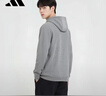 阿迪达斯（adidas）运动跑步休闲宽松连帽卫衣套头衫 IA4990 灰褐棕 L 实拍图