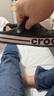 CROCS卡骆驰贝雅卡骆班洞洞鞋轻便耐磨拖鞋一脚蹬休闲鞋|205089 黑色/白色-066（含智必星） 43 (270mm) 实拍图