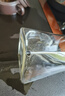 方形公道杯加厚耐热高硼硅玻璃透明泡茶过滤功夫350ML 四方公杯（无不锈钢滤网） 实拍图