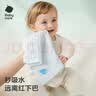 babycare婴儿口水巾洗脸毛巾泡泡纱布方巾6条装4层缤纷梦境30*30cm 实拍图