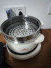 美的（Midea）电煮锅 电火锅 电热锅 电炒锅 分体式可拆洗 2.6L小电锅 学生宿舍多功能锅泡面锅 XZC2088S 配蒸笼 实拍图