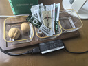格娜斯水果盘客厅家用玻璃茶点茶几零食干果坚糖果小吃碟点心收纳盒分格 实拍图