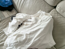 衣诺坊女童白衬衫短袖夏款儿童白T恤小学生衬衣大合唱班服六一演出礼服 实拍图