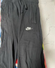 耐克（NIKE）男运动裤 夏季款 单层针织 直筒休闲BV2767-010黑L 实拍图